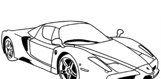 Ferrari enzo bild för utskrift