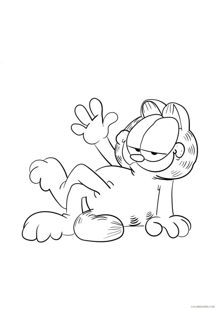 Garfield tulostettava kuva