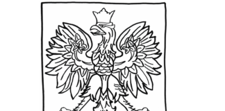 emblema da imagem da polônia para imprimir