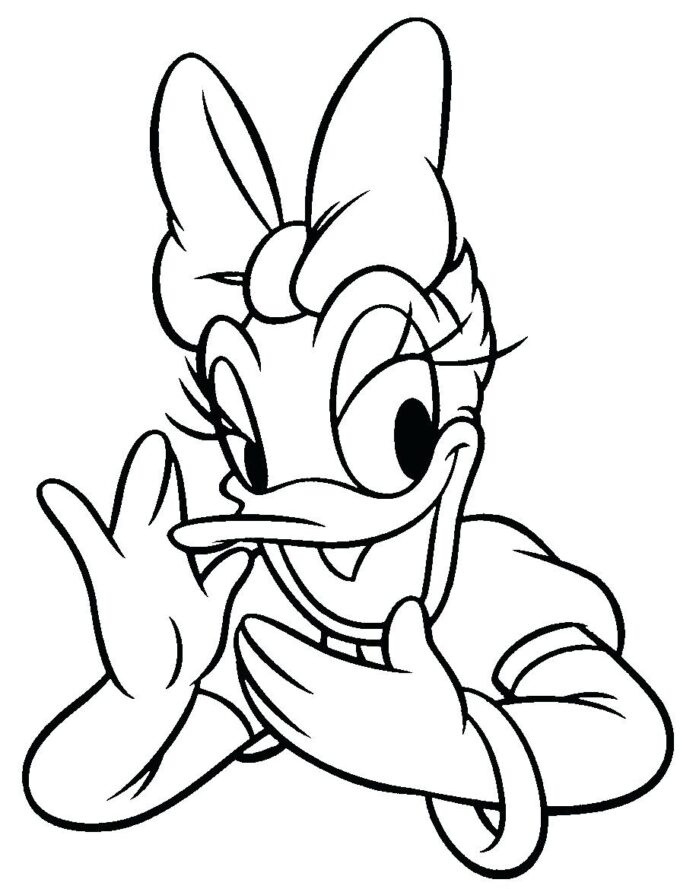 daisy duck printable picture