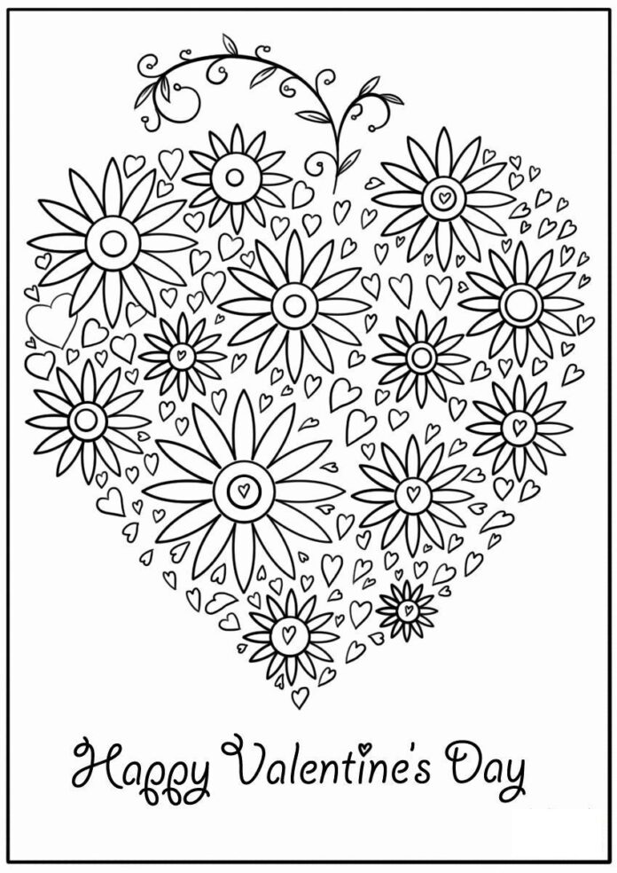 card for valentine's day printable picture