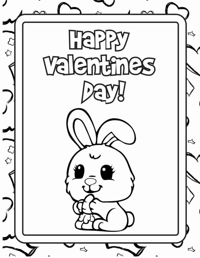 valentine's day card printable bild