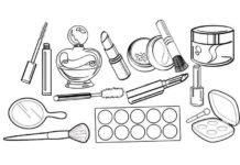 Cosmetics for girls printable picture