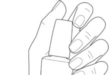 Immagine stampabile di smalto per unghie