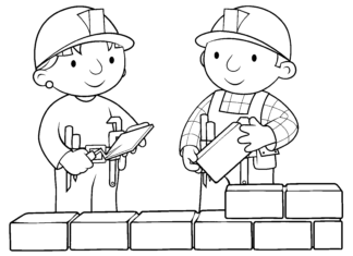 martha and bob the builder build a printable picture