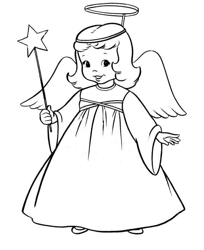 little angel printable picture