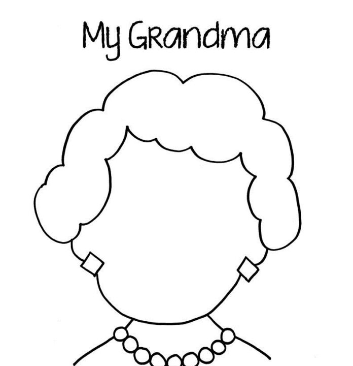 photo de grand-mère à imprimer