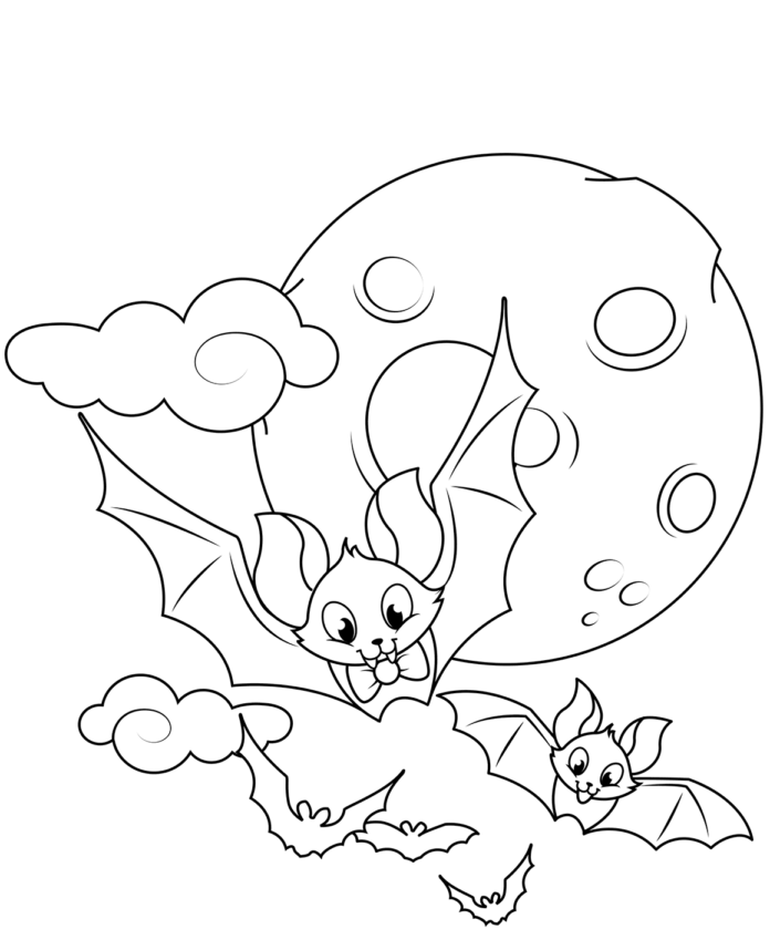 Bats learn to fly printable picture
