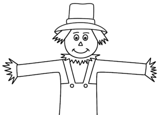 scarecrow printable picture