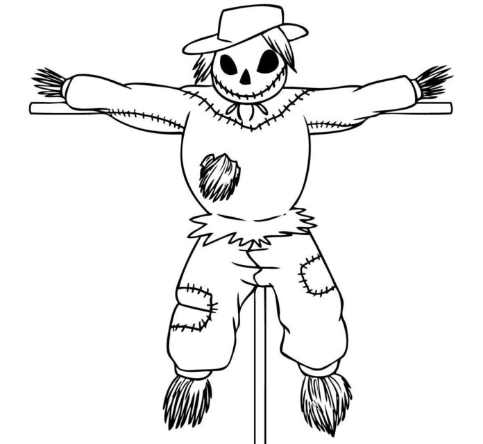 scarecrow utskrivbar bild