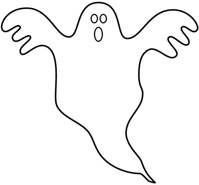 spooky ghost printable Bild