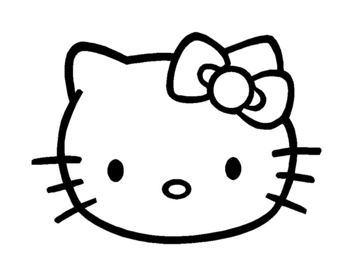 Hello Kitty-bild att skriva ut