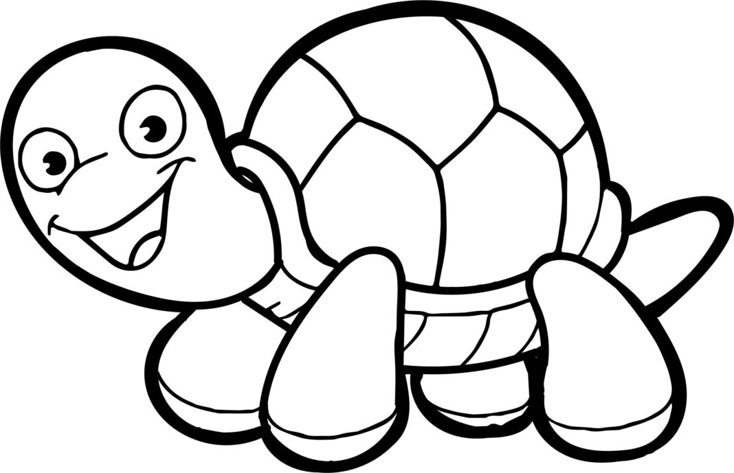 żółwik obrazek do drukowania
