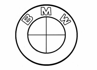 stempel bmw logo billede, der kan udskrives