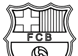 Fc Barcelona coloring book to print