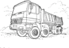 Mercedes Actros Truck bild att skriva ut