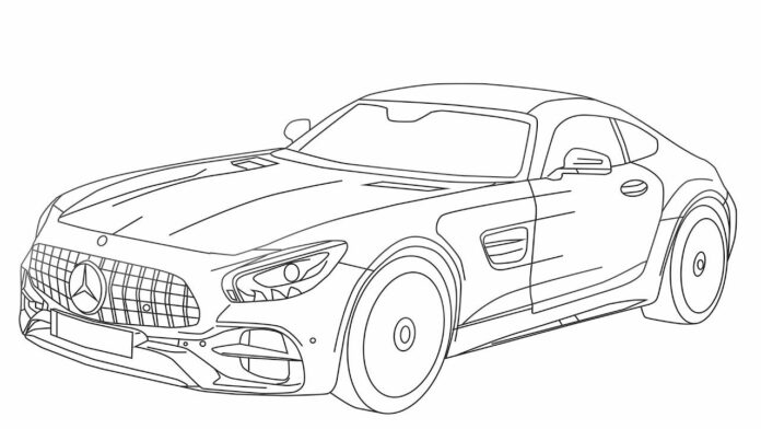 Mercedes Amg Gt picture to print