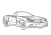 Mercedes Cabrio Triedy S obrázok na tlač