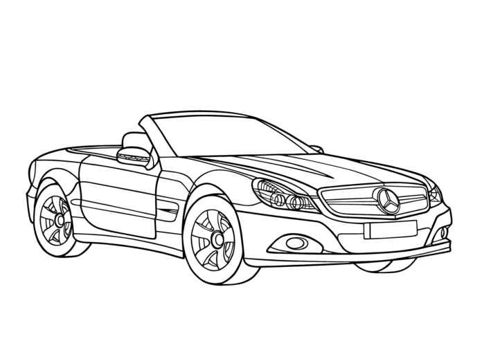 Mercedes Cabrio S Classの画像を印刷する