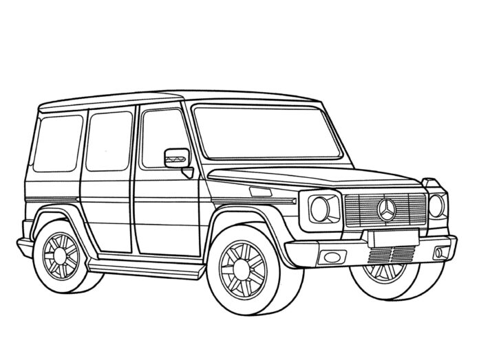 Mercedes G Class picture to print