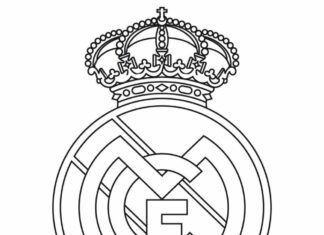 Omaľovánky Real Madrid na vytlačenie