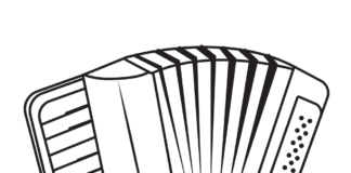 accordion printable coloring book