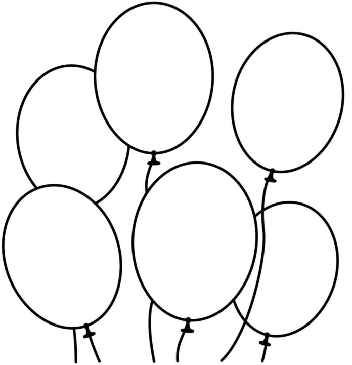 ballonger som kan skrivas ut och färgläggas