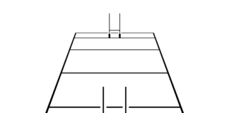 rugby kenttä värityskirja tulostettava