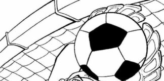 goalkeeper coloring book to print