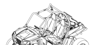 printable atv buggy coloring book