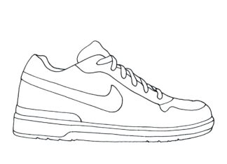 nike shoes printable picture
