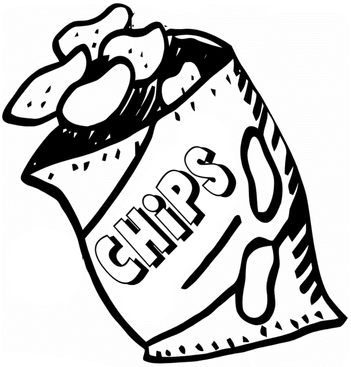 cibulové chipsy k vytisknutí omalovánky