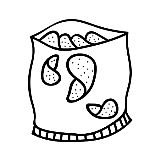 Potato Chips Coloring Pages