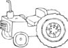 gyermek traktor nyomtatható kifestőkönyv