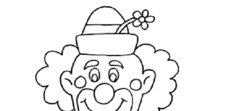 Clown hat printable picture