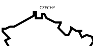 czechy mapa kolorowanka do drukowania