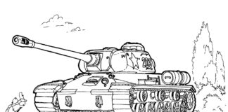 tank maus coloring book to print