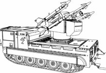 printable coloring sheet about a tank on tracks