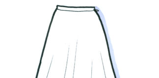 Long skirt printable picture