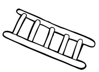 Obrázok rebríka na tlač