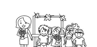 school day coloring page printable