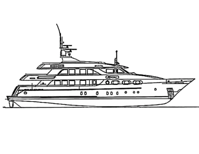 exclusive yacht coloring book to print