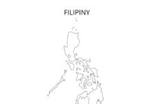 mappa delle filippine libro da colorare stampabile