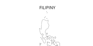 carte des philippines - livre de coloriage imprimable