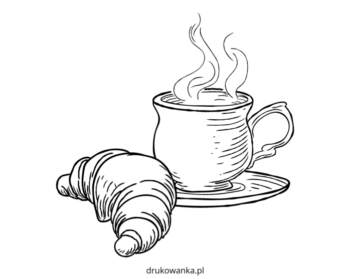 coffee cup printable coloring book