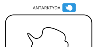 antarktis flag malebog til udskrivning