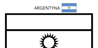 libro para colorear de la bandera argentina para imprimir