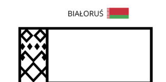 Belarus flag malebog til udskrivning