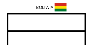 bolivia zászló színező könyv nyomtatható