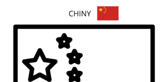 livro para colorir a bandeira da China para imprimir